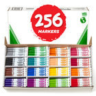 Crayola - Marqueur de formule originale Classpack - Ligne large - 16 couleurs - Paquet de 256-16 couleurs, 256 ct