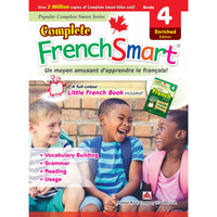Popular Book Company - Francais CompletSmart Grade 4-Traduction anglaise pour guider les parents et les enfants 