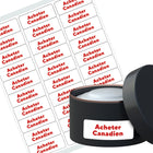 Staples - Étiquettes "Acheter canadien" - 2.63 po x  1 po - 150 étiquettes-Taille : 2.63 po x 1 po