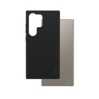 PanzerGlass - CARE Fashion avec QI Compatible Samsung Galaxy S25 Ultra - Noir-Audacieusement tendance. Compatible QI