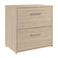 Bush Business Furniture - Hustle Classeur latéral à 2 tiroirs, orme naturel (HUF130NE)-Le classeur latéral à 2 tiroirs offre une solution de rangement idéale pour les petites et moyennes entreprises et les professionnels travaillant à domicile