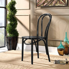 Modway - Eon Restauration Fauteuil d’appoint - Noir-Bois d’orme massif
