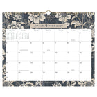 Cambridge – Calendrier mural 2027 – 12 po x 15 po – Denim Blooms – bilingue-Format des pages : 11 7/8 po H x 14 7/8 po l