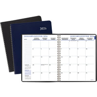 Staples - Agenda mensuel 2026 - 8 3/4 po H x 6 7/8 po L - couleurs assorties - bilingue-14 mois : décembre 2025 à janvier 2027
