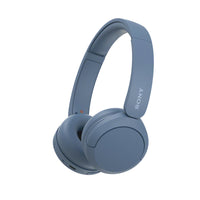 Sony - WHCH520 Casque sans fil avec microphone - Bleu-Avec une autonomie de batterie allant jusqu’à 50 heures et une recharge rapide, vous aurez suffisamment d’énergie pour les voyages en voiture de plusieurs jours et les longues fins de semaine de festival.