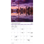 DateWorks - Calendrier Mural 16 Mois 2025 Ontario - 12 po x 12 po - Bilingue-13 images de haute qualité imprimées sur du papier Premium.