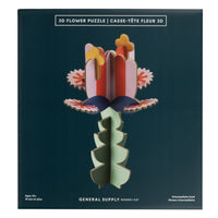 General Supply Goods + Co - Trousse de fleurs 3D-Comprend des morceaux de carton précoupés pour construire une fleur 3D