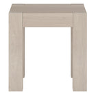 Hudson&Canal - Table d'appoint carrée Langston 22 po de largeur - Blanc aulne-La table est fabriquée à partir de matériaux MDF de haute qualité et durables