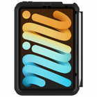 Otterbox - Étui Defender pour iPad mini (A17 Pro et 6ème génération) – Noir-Les caches de ports bloquent la poussière, la saleté et les débris pour éviter qu'ils ne pénètrent dans les prises et les ports.