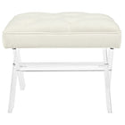 Modway - Swift Banc - Ivoire-Tissu de velours polyester tissu rembourré
