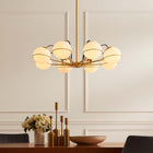 Modway - Hanna 8-Lumière Lustre - Or opale-Luminaire de plafond