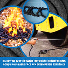 Xhose - Tuyau d'arrosage extensible Pro 50'-Résistant à l’écrasement: raccords en laiton massif anti écrasement avec stabilisateur pour protéger la connexion et garder la forme