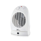 Royal Sovereign - HFN-130 Chauffage oscillant compact - Blanc-Radiateur à ventilateur oscillant de conception compacte