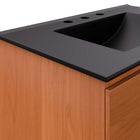 Modway - Scenic Fixation murale de 30" Vanette de salle de bain - Cerise noire-Assemblée requise