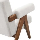 Modway - Lyra Tissu Fauteuil - Tissu ivoire - Ensemble de 2-8