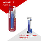 uni-ball − Stylos à gel effaçable − 0,7 mm − bleu − paquet de 2-Pointe fine de 0,7 mm