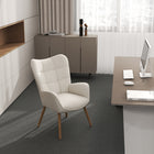 Homy Casa - Chaises d'accueil pour bureau - Tissu beige-Tissu respirant et doux pour un confort toute l'année.