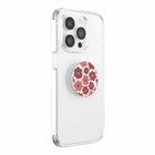 PopSockets - PopGrip - Fleurs Mauves-Repositionnable et adhère à la plupart des appareils et étuis (mais peut ne pas adhérer aux étuis en silicone ou étanches)