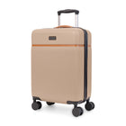 Bugatti - Valise de cabine à coque rigide 21.50po de la collection Cannes - Taupe-Fabriqué en ABS/PC léger et résistant avec garniture en PU