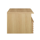 Modway - Render Montage mural Table de chevet, Chêne-Conception murale