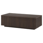 Hudson&Canal - Table basse rectangulaire Reyes 48" L - Brun aulne-Le plateau de table a une capacité de poids de 75 lb