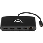 OWC - Mini station d'accueil Thunderbolt 5 ports-Voir plus : connectez jusqu'à deux écrans 4K via deux ports HDMI 2.0