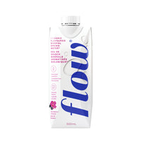 Flow - Eau de source alcaline à saveur de mûres et hibiscus - 500 ml - paquet de 12-Eau de source alcaline