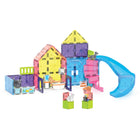 Magna-Tiles - Ensemble de construction magnétique Maison de jeu pour animaux de compagnie 50 pièces-Plus à découvrir: Ajoutez les ensembles Maison pour chien, Arbre à chat et Boule pour hamster MAGNA-TILES à Maison de jeu pour animaux de compagnie pour créer un monde d’aventure de poilus!