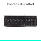 Logitech K120 Clavier filaire USB prêt à l’emploi pour Windows - Noir-9