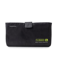 Travelon - World Travel Essentials boîte à pilules à bouton poussoir - Noir-Gain de temps. Ce pilulier vous permet de réduire de 50 % le temps nécessaire pour ranger une semaine de pilules