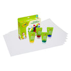 Crayola - Kit de peinture lavable pour les doigts-PEINTURES LAVABLES : Chaque peinture Crayola de cet ensemble est lavable sur la peau et la plupart des vêtements lavables, afin que les parents puissent se sentir à l'aise en laissant leurs jeunes jouer
