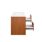 Modway - Scenic Fixation murale de 48" Vanette de salle de bain - Blanc cerise-Assemblée requise