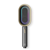 Jomoo - Enceinte de douche Bluetooth karaoké - Gris sidéral-Expérience de douche à couverture élevée : Doté de 180 buses conçues avec précision qui fournissent un débit d'eau puissant et uniforme