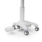 Luxor - Poste de travail médical VitalPower avec 1 batterie incluse-Conception ergonomique avec réglage en hauteur pour un confort optimal