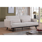 Brassex - Canapé 3 places 721359 Micah - beige-Assise à ressorts ensachés