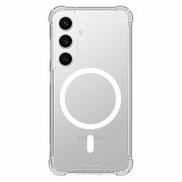 Blu Element - Coque DropZone Rugged Compatible MagSafe Galaxy S25+ - Transparente-Testée pour résister à des chutes de 2,4 m