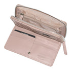 Club Rochelier - Pochette zippée avec portefeuille à languette - Blush-3 poches zippées