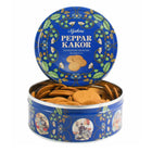 Nyakers - Biscuits Suédois Gingersnaps dans une Boîte Bleue - 400 g-Incrediblement légers et croustillants, avec une saveur qui équilibre parfaitement douceur et épices