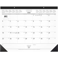 Staples - Sous-main mensuel 2026 - 17 po H x 21 3/4 po l - bilingue-Format des pages : 17 po H x 21 3/4 po l