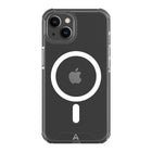 AXS - PROShield etui transparent compatible avec MagSafe teste contre les chutes pour Apple iPhone 13, Noir-Fabrique avec un revêtement anti-rayures et anti-jaunissement