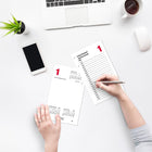 AT-A-GLANCE – Recharge de calendrier de bureau quotidien 2027 2 pages par jour – 6 po H x 3 1/2 po l – bilingue-Rendez-vous aux 30 minutes : 7 h 00 à 17 00