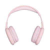 Basic Tech - Écouteurs sans fil supra-auriculaires, Rose-Microphone intégré