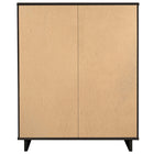 Manhattan Comfort - Granville commode et chiffonnier modernes - noir - ensemble de 2-10