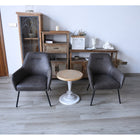 Brassex - Chaise d'appoint 745803 - brun vintage-Finition de couleur riche