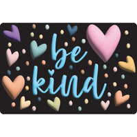 Ashley Productions - Smart Poly The Original Fun Mat - Tapis de Bienvenue - 15 -5" x 23 -5" - Soyez Gentil-Mesures et design : Le paillasson Be Kind mesure 15,5 po x 23,5 po.