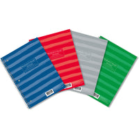Cahier quadrillé 10 1/2 po H x 8 po l, 200 pages, quadrillage 4 carreaux au pouce (4:1), assortis-Cahier 1 matière : Parfait pour les cours spécialisés, les projets techniques ou une organisation claire des notes.