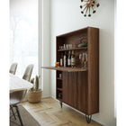 Nexera - Bureau mural Slim, Noyer-8