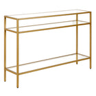 Hudson&Canal - Console Siviline 42" L - Laiton-Un design contemporain moderne pour votre entrée, votre salon, votre bureau et plus encore