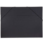 JAM Paper - Portefeuille Kraft avec Fermeture Élastique Jumbo - 14 1/2 x 19 1/2 x 1/2 - Noir Recyclé-Portefeuille recyclé Kraft noir avec fermeture élastique