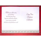 Rosedale - Cartes de souhaits Noël / Enveloppes - 5-1/2 po x 8 po - Couronne Rouge - Paquet de 12-Imprimées sur un papier de qualité non couché